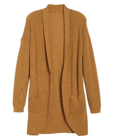 BP. Stitch Curve Hem Cardigan - Picture 1 of 7